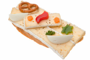 Sandwich, Brötchen, Schwarzbrot
