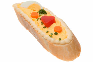 Sandwich, Brötchen, Schwarzbrot